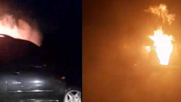 Kız Kardeşini Taciz Ettiği İddiasıyla Komşusunun Cipini Yaktı