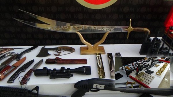 Sedat Peker'in Zülfikârlı Silah Koleksiyonu Sergilendi