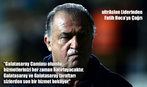 Taraftar Liderinden Fatih Hoca'ya Çağrı