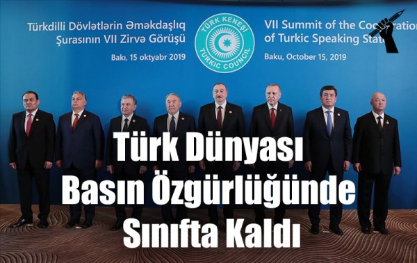 Türk Ülkeleri Basın Özgürlüğünde Sınıfta Kaldı