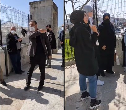 Üsküdar'da Bir Mürteci, Kadınların Camiye Girmesine İzin Vermedi