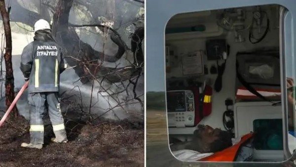 Bunalıma Girdi, Hem Kendisini Hem de Ormanı Yaktı