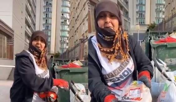 Çöpten Yiyecek Toplayan Kadının Sözleri Yürek Burktu