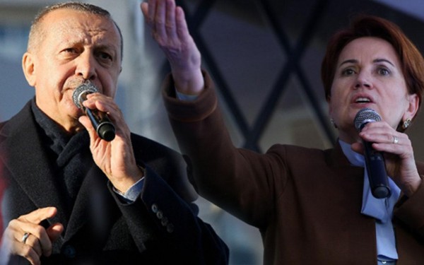MetroPOLL Anketine Göre Akşener Erdoğan'ın Ensesinde