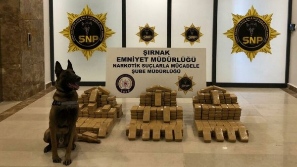 Şırnak'ta 209 Kilo Uyuşturucu Madde Ele Geçirildi