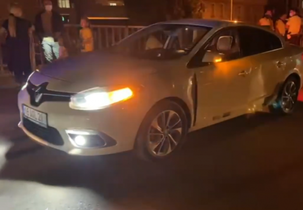 Polisten Kaçarken Polis Aracına Çarptı