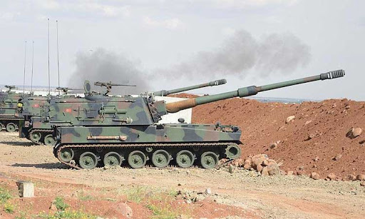 Türk Silahlı Kuvvetleri, Menbiç'te YPG Mevzilerini Bombaladı