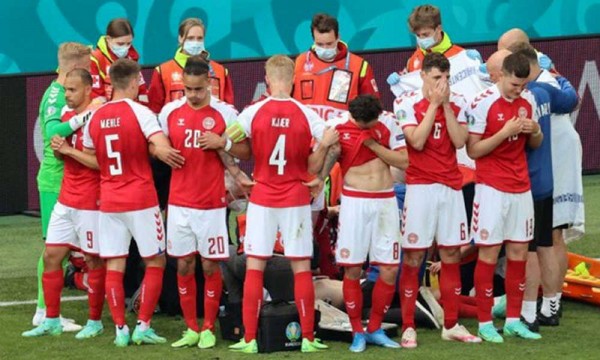 Danimarka-Finlandiya Maçı UEFA Kararıyla Askıya Alındı