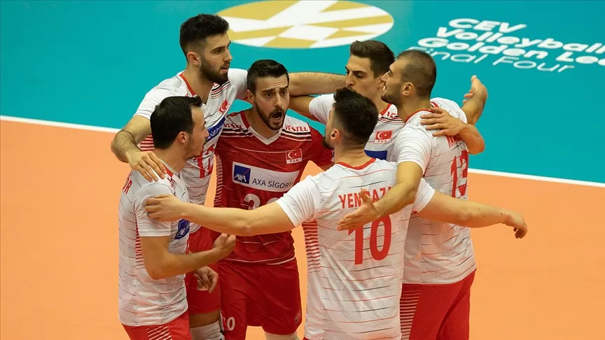 A Milli Erkek Voleybol Takımı Avrupa Altın Ligi'nde Şampiyon Oldu