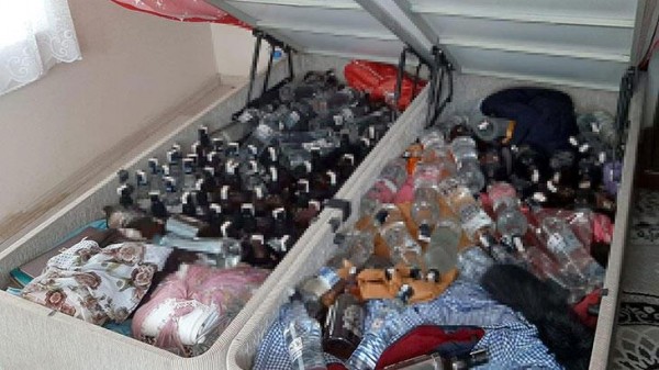 Tekirdağ'da Kaçak İçki Operasyonu
