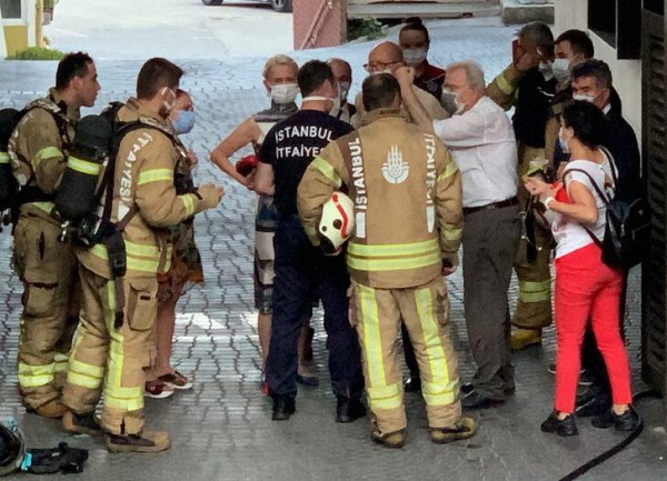 İstanbul'daki Bir Hastanede Yangın Paniği