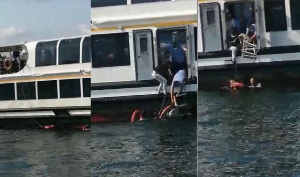 Üsküdar'da Bir Kadın Vapurdan Denize Düştü