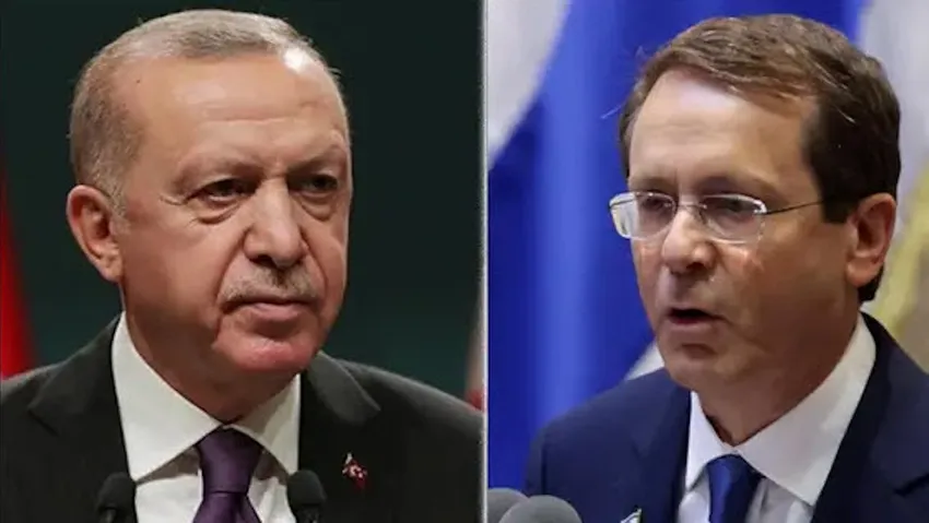 Erdoğan Göreve Başlayan İsrail Cumhurbaşkanı Herzog'u Tebrik Etti