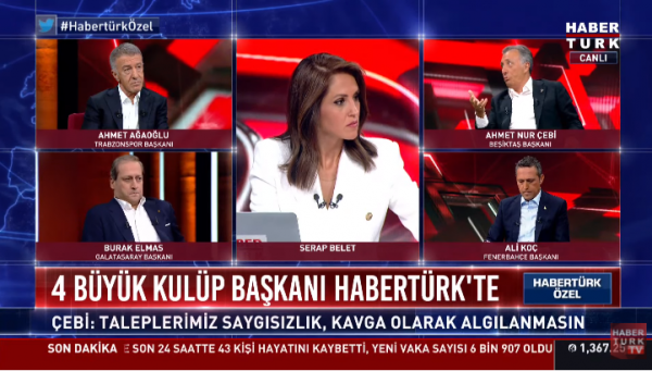 4 Büyük Kulübün Başkanı Bir Arada