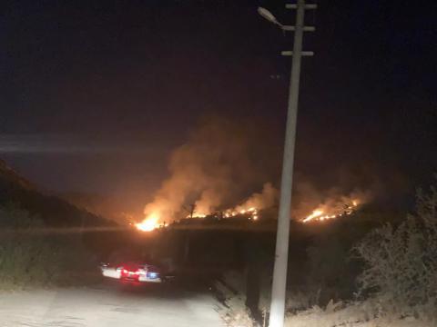 Bodrum'da Makilik Alanda Yangın Çıktı