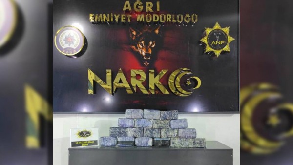 Ağrı'da 18 Kilo 492 Gram Eroin Ele Geçirildi