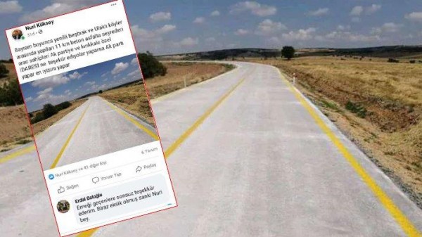 MHP'li Başkan, AKP’li Meclis Üyesinin Asfalt Şovuna Tepki Gösterdi