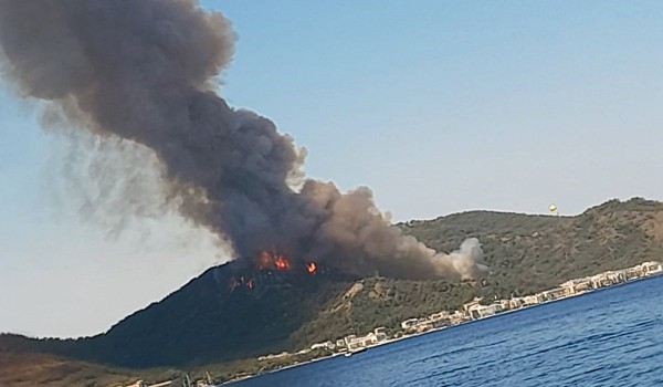 Marmaris'te de Orman Yangını Başladı