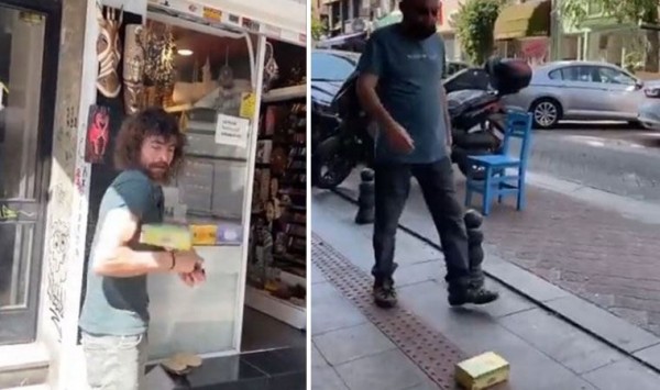 Soyadı 'Erdoğan' Olmayan Bir Kişi, Vatandaşların Üzerine Çay Fırlattı