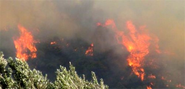Isparta Yazılı Kalyon'da Yangın