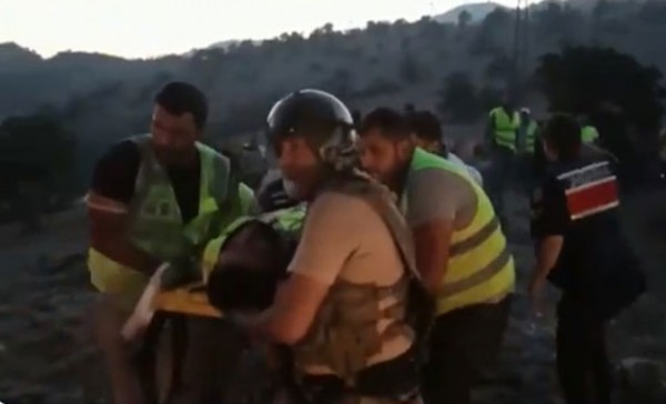 Bir Orman Görevlisinin Üzerine Yanan Ağaç Düştü