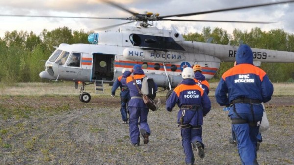 Rusya'da Helikopter Düştü
