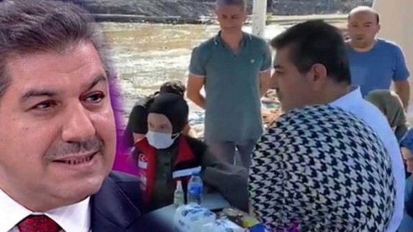 Sel Bölgesine Giden AKP'li Tevfik Göksu'ya Vatandaşlardan Tepki
