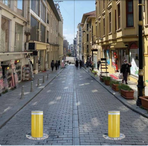 İstanbul'da Ordu Caddesi Trafiğe Kapatılarak Yayalaştırıldı