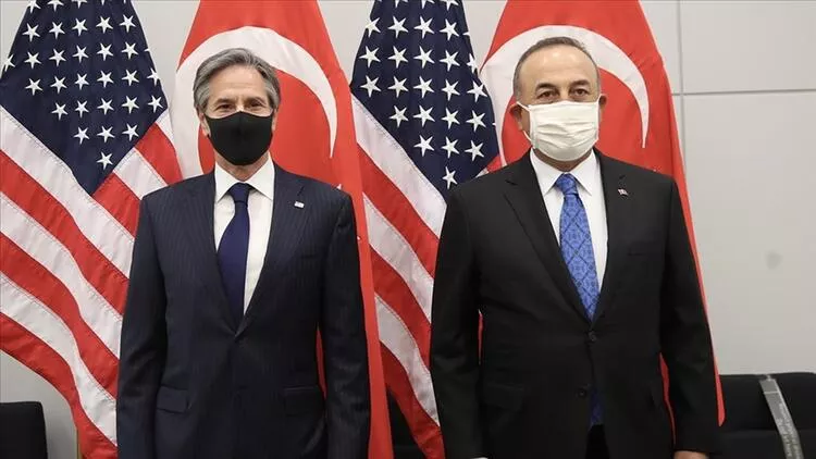 Çavuşoğlu ABD Dışişleri Bakanı Blinken İle Görüştü