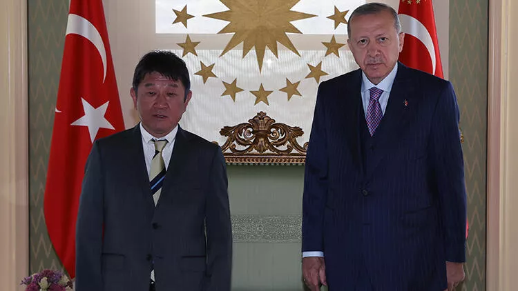 Erdoğan, Japonya Dışişleri Bakanı ile Görüştü