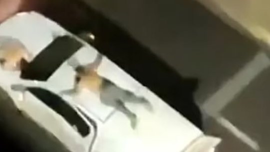 Soyguncular Araçlarına Rehineleri Bağlayarak Canlı Kalkan Yaptı