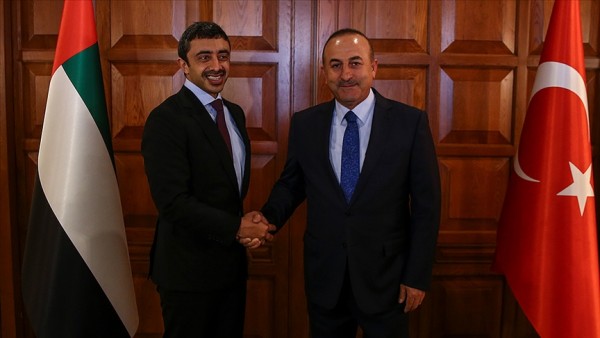 Çavuşoğlu İle BAE Dışişleri Bakanı Arasında Görüşme