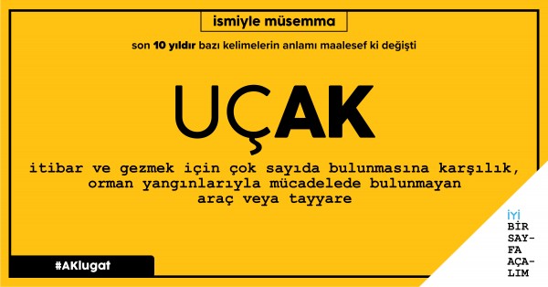 İYİ Parti'den 'AK Lugat' Dizisi: UÇAK