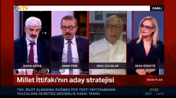 Oral Çalışlar NTV Canlı Yayınında Uyuyakaldı