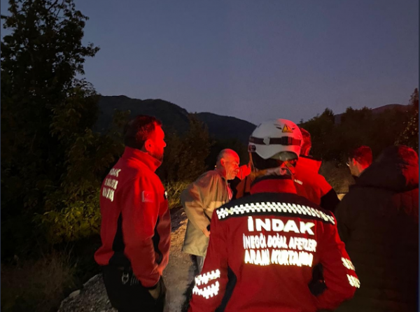 Bursa'da Kaybolduğu Sanılan Bir Şahıs Kendisini Arama Çalışmasına Katıldı