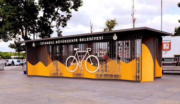 İBB Bisikletler İçin Kapalı Park Alanları Yapmaya Başladı