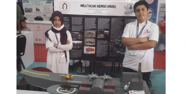 Teknofest'te Finale Hafızlar 'Milli Uçak Gemisi' Projesi İle Kaldı