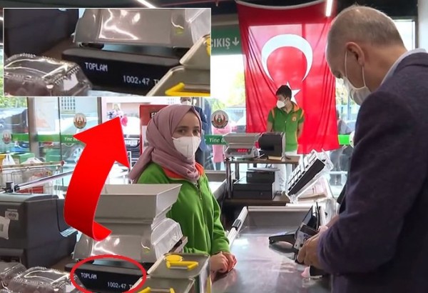 AKP'li Cumhurbaşkanı Atıştırmalık Alışverişine 1002 Lira Ödemiş