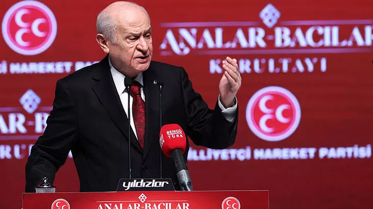 Bahçeli 'Analar Bacılar Kurultayı'nda Konuştu