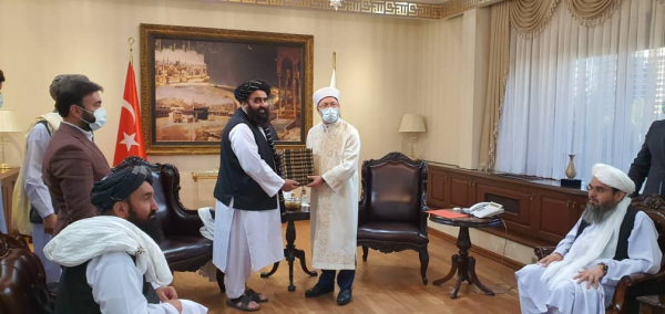 Ali Erbaş Taliban Heyetini Kabul Etti
