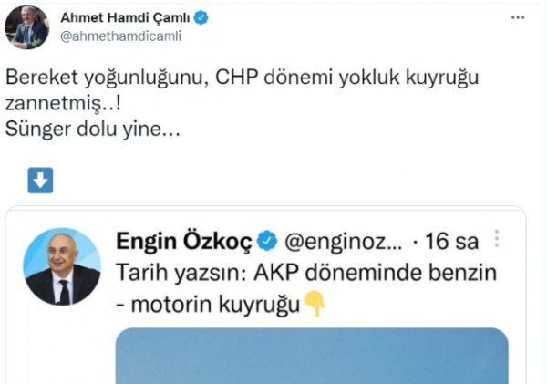 Akaryakıt Kuyruğu Bereket Yoğunluğuymuş
