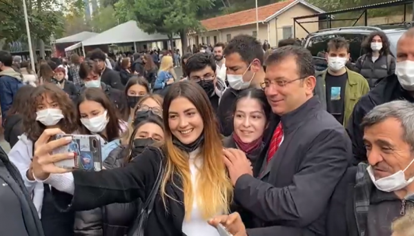 İmamoğlu'na Mimar Sinan Üniversitesi'nde Büyük İlgi