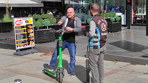 İstanbul'da Elektrikli Scooter Denetimi
