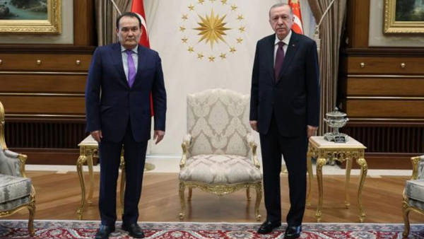 Erdoğan Türk Konseyi Genel Sekreteri'ni Kabul Etti