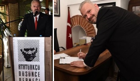 AKP'li Başkan Atatürkçü Düşünce Derneği'ne Katıldı