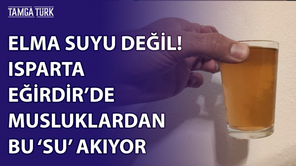 Eğirdir'de Musluklardan Su Diye Çamur Akıyor