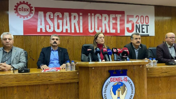 DİSK 5 Bin 200 Lira Asgari Ücret Talep Etti