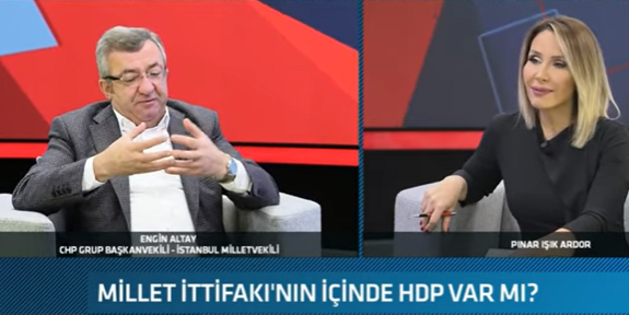 Altay: HDP'yi Terör Örgütü Görmüyoruz