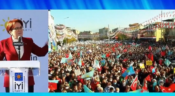 Mitingi İYİ Parti Denizli Teşkilatı İstedi