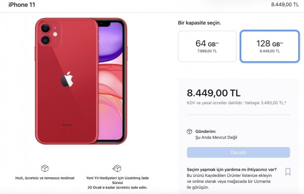 Apple Türkiye, Satışları Durdurdu